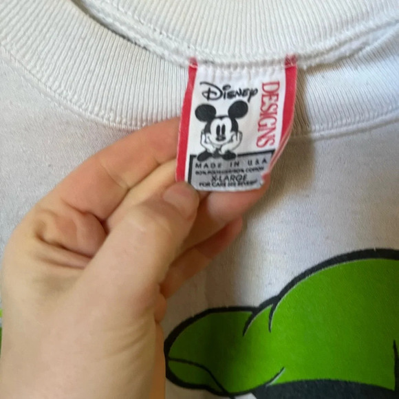 Vintage Disney AOP Double-Sided Goofy Crewneck Sweatshirt, size XL - Picture 6 of 8